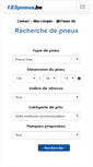 Mobile Screenshot of 123pneus.be
