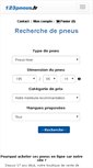 Mobile Screenshot of 123pneus.fr